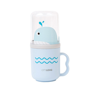 Vaso de enjuague bucal de viaje Xitianlong 501-600ml, plegable, portátil, con diseño de dibujos animados, para niños - Product Image 2