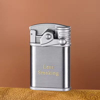 Briquet à cigare au butane rechargeable coupe-vent avec logo personnalisé, briquet à cigarettes, briquet à tabac, autre briquet