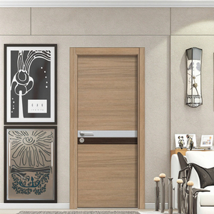 Puerta de Entrada de Madera Maciza Pintada de Diseño Moderno para Hotel u Hogar, Estilo Blossom Cheer, Apertura Abatible, Acabado Interior, Material de Tablero - Product Image 6