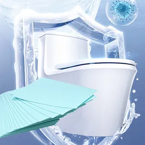 Индивидуальный бренд, пластиковая упаковка, освежитель для ванной комнаты, натуральный очиститель для унитаза, чистящий лист для унитаза