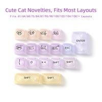 MOA profile PC Material High Quality Keycaps set THAI language for 104 108keys mechanical keyboard