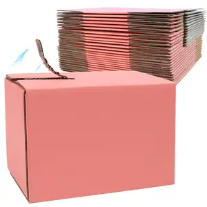 Boîte de livraison ondulé unique en carton, logo personnalisé imprimé, boîte de livraison, vente en gros