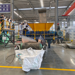 Advanced Abandoned Pipe Fittings Shredding and Baling Line Abandoned Pipe Fittings Shredder - Product Image 1