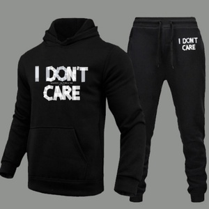 Conjunto de Sudadera con Capucha y Pantalones de Chándal Personalizados para Hombre, de Algodón, con Estampado de Esqueleto y Estampado Puff, Estilo Jogging, con Pantalones Acampanados - Product Image 4