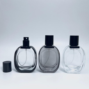 High Grade Portable 30ml clear Glass Empty Refillable Perfume <b>Bottle</b> Customized logo - Product Image 2
