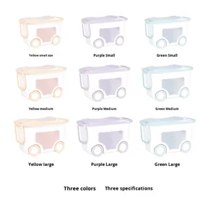Solución de almacenamiento moderna de Gran capacidad para el hogar para niños, caja de almacenamiento de ropa de juguete de PP, organizador, rollo de aluminio rectangular - Product Image 3