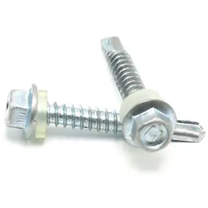 Wholesale Bt Hex Drilling 2.5 Inch Roofing Hex Head Screw With Rubber Washer
