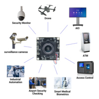 Module de caméra USB Hampo haute performance avec détection de mouvement, image couleur rapide, obturateur global, qualité supérieure, mini caméra 60fps