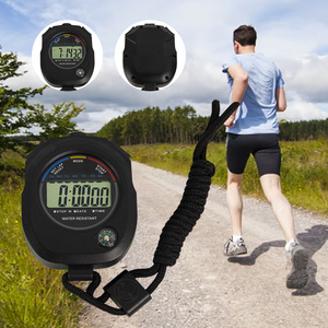 Emaf Đồng hồ bấm giờ thể thao đa năng chuyên nghiệp Đồng hồ bấm giờ thời gian đồng hồ bấm giờ thể thao La bàn kỹ thuật số thời gian ngày tuần độ chính xác 0.01 chống nước - Product Image 3