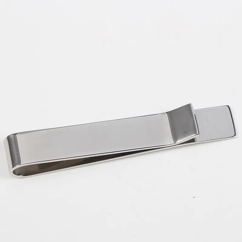 Stainless Steel Mirror Polished Blank Customized MenのCollar Tie Clip