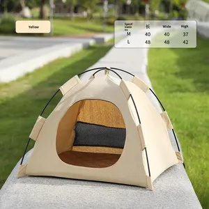 Eco-Friendly Solid Pattern Winter Pet <strong>Tent</strong> Foldable Washable <strong>Small</strong> <strong>Dog</strong> House Indoor Outdoor Quadrate Shape Polyester Fill Carton - Product Image 6