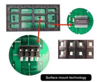 Durable rouge de module extérieur d'affichage à LED de la couleur simple P10 SMD pour l'usage extérieur d'affichage de sous-titres de publicité