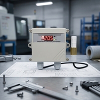 Transmisor de Temperatura y Humedad Industrial RS485 Modbus RTU, Controlador de Monitoreo para Centros de Datos y Salas de Servidores, Sensor S4TD