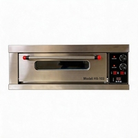 Four électrique commercial en acier inoxydable à un seul niveau et un seul plateau avec minuterie à bouton et divers types de commandes pour la cuisson