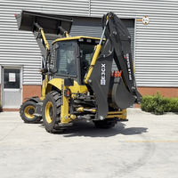 Backhoe Loader 4WD untuk Pengembangan Lokasi dan Pemindahan Tanah