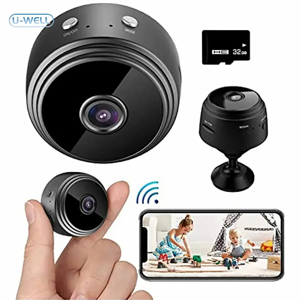 A9 Mini-Kamera HD 1080P Akku IP-Kamera Drahtlose WIFI A9-Kamera für die Sicherheit zu Hause