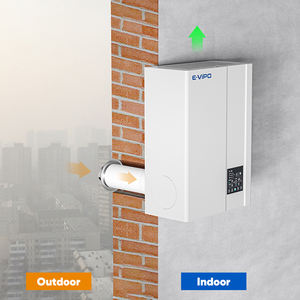 EVIPO Système de ventilation domestique ERV sans conduit pour chambre simple Ventilation murale <span class=keywords><strong>VMC</strong></span> Pièces de ventilation d'air frais à double flux - Product Image 5