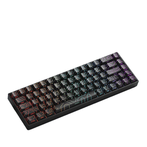 Leaven คีย์บอร์ดแบบมีสายสำหรับเล่นเกมแล็ปท็อปแบบพกพาสามโหมดที่สามารถถอดเปลี่ยนได้ <span class=keywords><strong>RGB</strong></span> <span class=keywords><strong>K68</strong></span>กลไกไร้สาย - Product Image 2