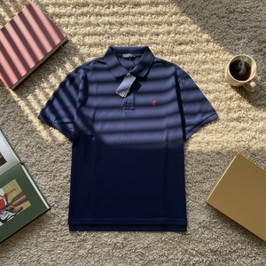 Polo da Uomo di Alta Qualità con Logo Ricamato, in Cotone Pregiato, Semplice e alla Moda con Colletto - Product Image 2
