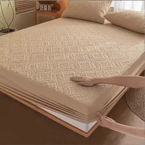 Pabrik disesuaikan pelindung kasur Bed Cover quilt penutup kasur untuk anak ibu sprei