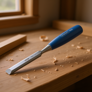 สแตนลีย์ ชิเซล ใบมีดเหล็ก 14 มม. ด้ามจับสีน้ำเงิน สำหรับงานไม้ - Product Image 3