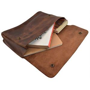 Vintage <strong>Leather</strong> Folder <strong>Document</strong> Holder/File <strong>Case</strong>/<strong>Document</strong> Portfolio, Office &amp; Work - Product Image 4