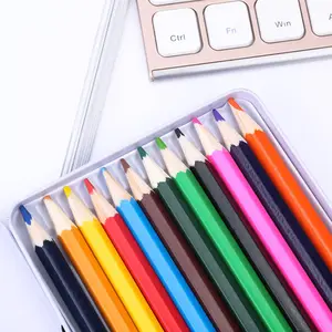 2022 핫 세일 사용자 정의 대량 12 색 멀티 컬러 연필