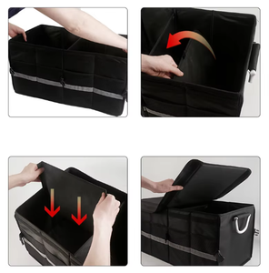 Organisateur de <span class=keywords><strong>coffre</strong></span> de <span class=keywords><strong>voiture</strong></span> pliable et portable pour rangement extérieur et sacs de rangement, type <span class=keywords><strong>valise</strong></span> - Product Image 3