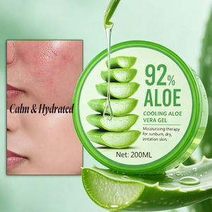 Crema Viso Riparatrice all'Acne con Vitamina E di Alta Qualità, Siero Idratante per la Cura della Pelle del Viso, Gel Puro Naturale all'Estratto di Aloe Vera - Product Image 1
