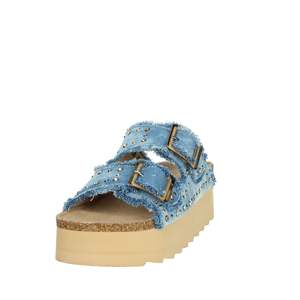 Sandali con Zeppa da Donna Colors Of California HC.BES41 in Denim con Plateau - Product Image 6