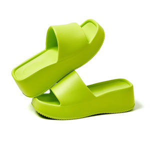 Chanclas personalizadas Sandalias deslizantes impresas Unisex Mujeres Tick 6 <span class=keywords><strong>cm</strong></span> Zapatos personalizados con logotipo Zapatillas de marca - Product Image 2