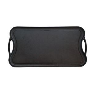 Giải pháp gang hình chữ nhật phẳng đôi đảo ngược rang presseason BBQ nướng vỉ nướng <span class=keywords><strong>PAN</strong></span> cho <span class=keywords><strong>Amazon</strong></span> - Product Image 3