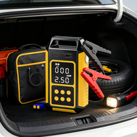 14.8V Portable Car Air Compressor and Tire Inflator with Wireless Digital Display, Multifunctional Portable Car Air Pump
