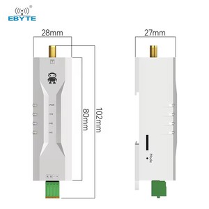 Ebyte ODM EWD95M ไมโคร DIN-rail DTU ป้องกันการรบกวน R485/RS232 22dBm 433/915MHz Lora ไมโครวิทยุส่งข้อมูลไร้สาย - Product Image 4