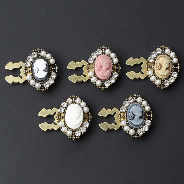 Vintage Beauty Head Queen Victoria Avatar Detachable Clip Over Existing ...