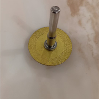 Disco de diamante de 40/50 mm con soldadura al vacío para corte de azulejos, mini esculturas, grabado y corte de granito, cerámica y piedra.