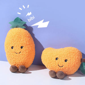 Eco friendly Fruit Shape Pet <b>Plush</b> Squeaky Toy Bite-resistant Pet Dog Chew Toys Durable Teeth Cleaning Interactive Pet Supplies - Product Image 5