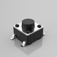 Interrupteur Tactile de Haute Qualité 6x6mm, Bouton Poussoir 3P SMD 6x6x5H 6x6x6H 6x6x8H, Interrupteurs Tactiles pour Jouets