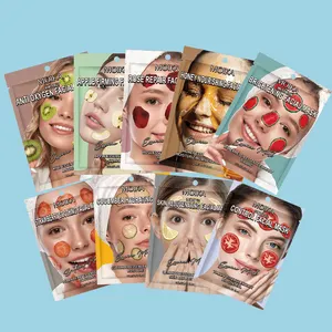OEM DOLANJN Wholesale Apple Lemon Banana Hyaluronic Acid Moisturizing Smoothing Fruit Facial Sheet Mask for skin care