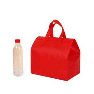 Custom Logo Size Disposable Non Woven Aluminum Foil Thermal Lunch Insulated Cooler Bag - Product Image 6