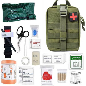 <span class=keywords><strong>Kit</strong></span> pertolongan pertama bertahan hidup dengan turniket perban Israel, belat, IFAK tempur taktis untuk perawatan luka, pukulan keluar, pengendalian pendarahan - Product Image 2