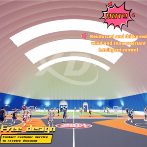 Trung Quốc sản xuất XD Thương hiệu bóng rổ bơm hơi mái vòm Thể thao Lều mọi thời tiết trong nhà bong bóng nhựa PVC bốn mùa 20 năm - Product Image 1