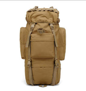65L Big Capacity Camping <b>Backpack</b> Outdoor Hunting Climbing Travel Rucksack <b>Khaki</b> Tan Color Coyote - Product Image 1