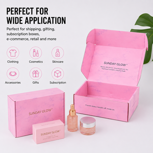 Scatola di Spedizione in Cartone Ondulato Personalizzata, Confezione Regalo di Lusso per Cosmetici e Prodotti per la Cura della Pelle, Spedizioni E-commerce - Product Image 3