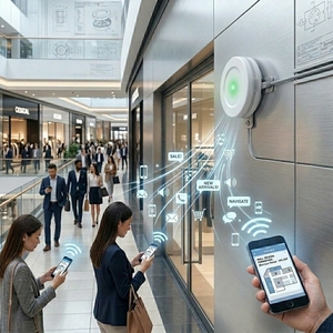 Balise STiE5 de type plafond, programmable UUID/<span class=keywords><strong>UID</strong></span>/URL, accélération 3 axes intégrée, BLE5.0, compatible iBeacon et Eddystone - Product Image 2