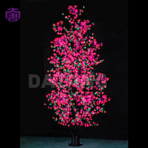 Lumière d'arbre de lilas violet avec fleurs artificielles pour des arrangements floraux décoratifs et la mise en scène des lieux - Product Image 2