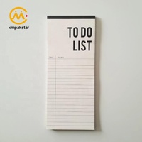 Bloc-notes en papier recyclé personnalisé avec impression sur mesure, liste de choses à faire, bloc-notes avec logo