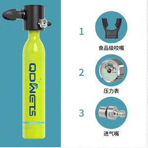 Comets Mini Oxygen Cylinder 0.5L Portable High Pressure Diving Breathing Apparatus For Snorkeling And Deep Sea Diving - Product Image 1