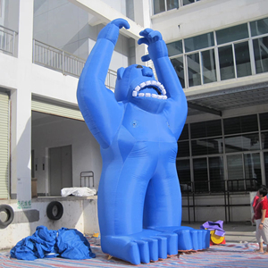 <b>Inflatable</b> Gorilla Balloon for Advertising Events with Customized Logo Waterproof & Sun Resistant Over 12ft Tall - Product Image 1