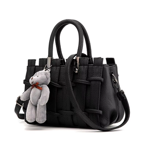 Good Quality Fashion Ladies <b>Shoulder</b> Bags Brands Trendy Designer Luxury Women's Handbags With Bear Doll - Product Image 2